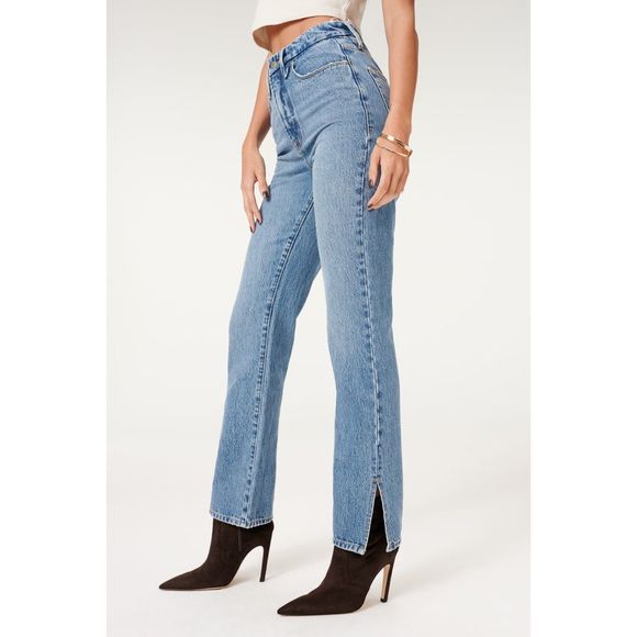 Good American Denim - Good American GOOD BOY Straight Jeans
